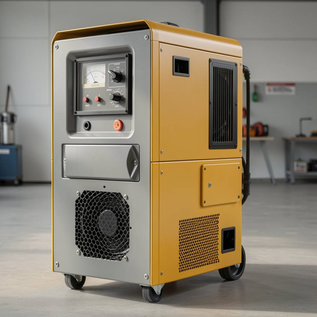 Compresor de aer Stanley Fatmax D150 50 litri 2,5kW silentios cu motor monofaz, cabina fonica, nivel zgomot 67dB, corp gri-galben